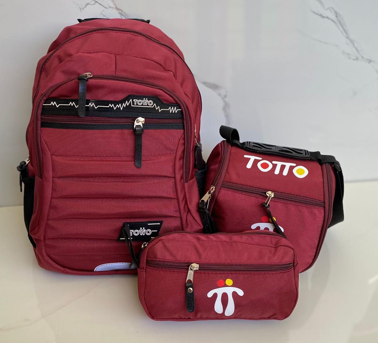 🎒 COMBO BOLSO TOTTO TRÍO 3X1