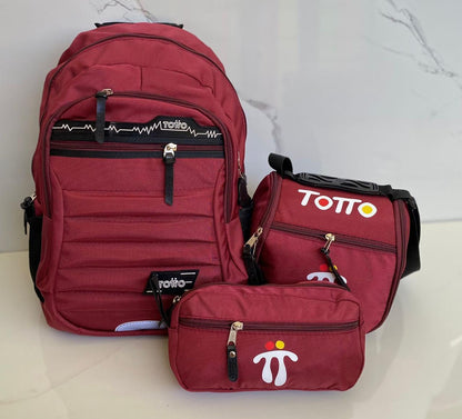 🎒 COMBO BOLSO TOTTO TRÍO 3X1