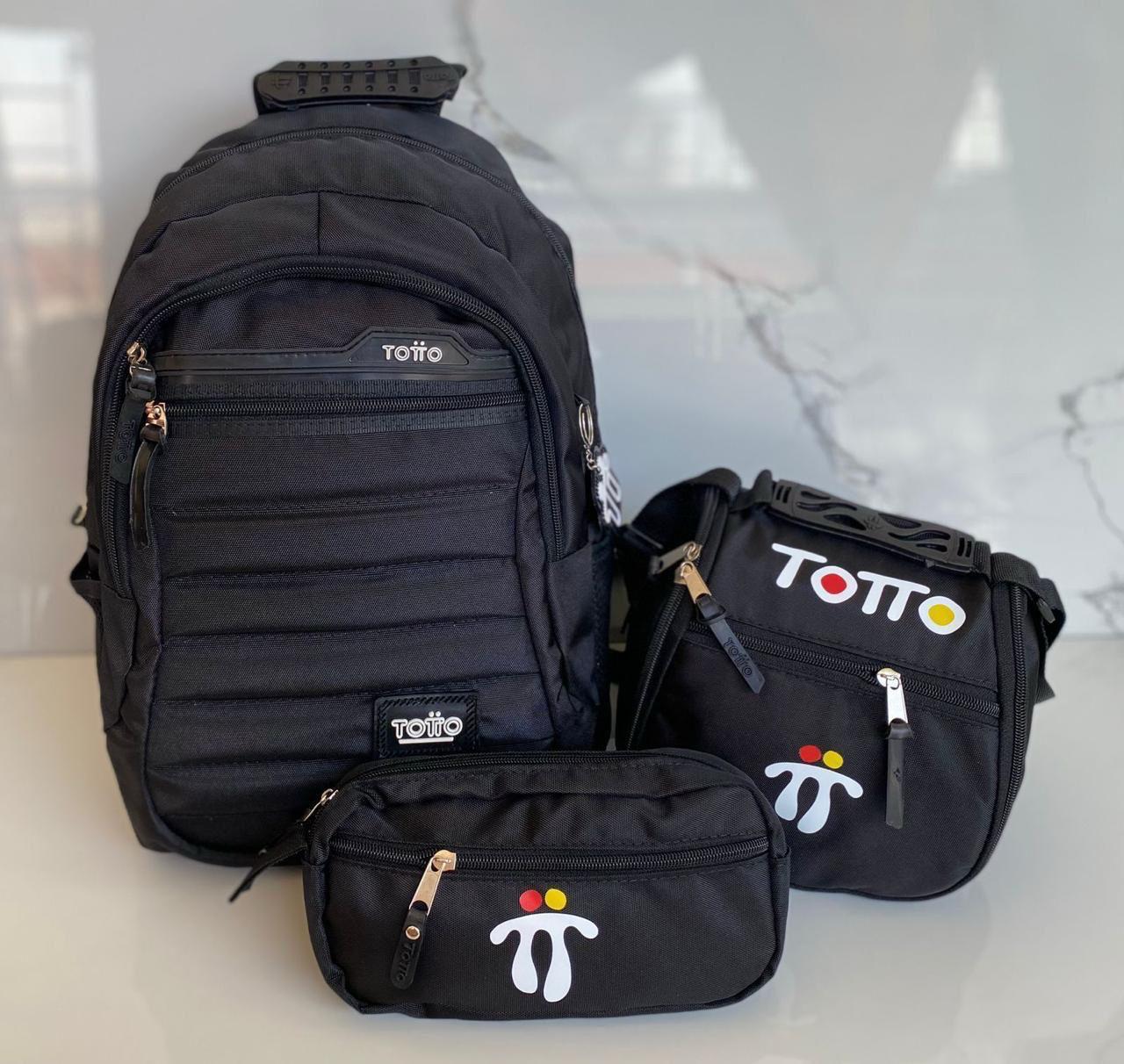 🎒 COMBO BOLSO TOTTO TRÍO 3X1