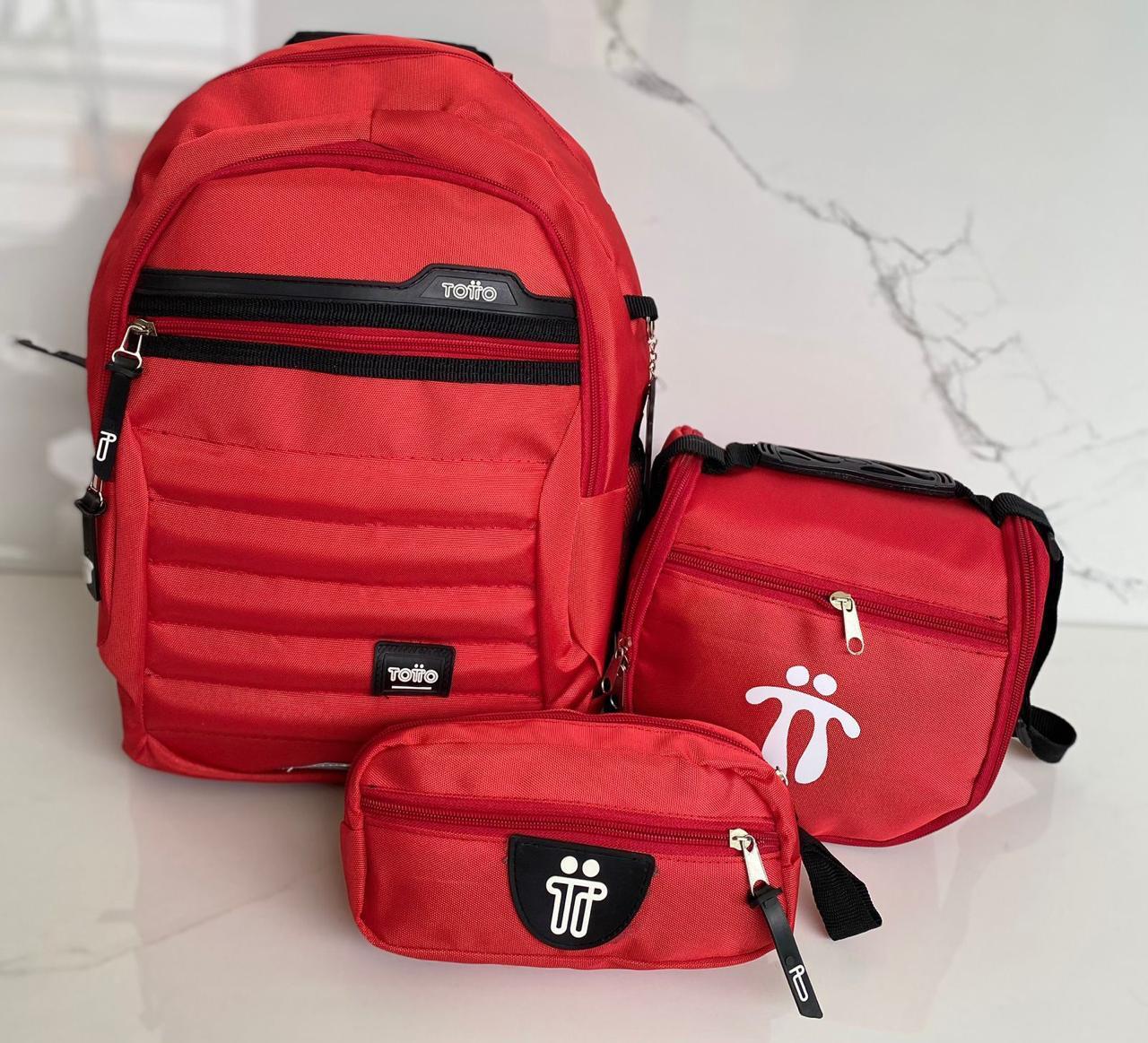 🎒 COMBO BOLSO TOTTO TRÍO 3X1