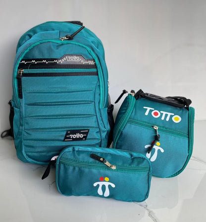 🎒 COMBO BOLSO TOTTO TRÍO 3X1