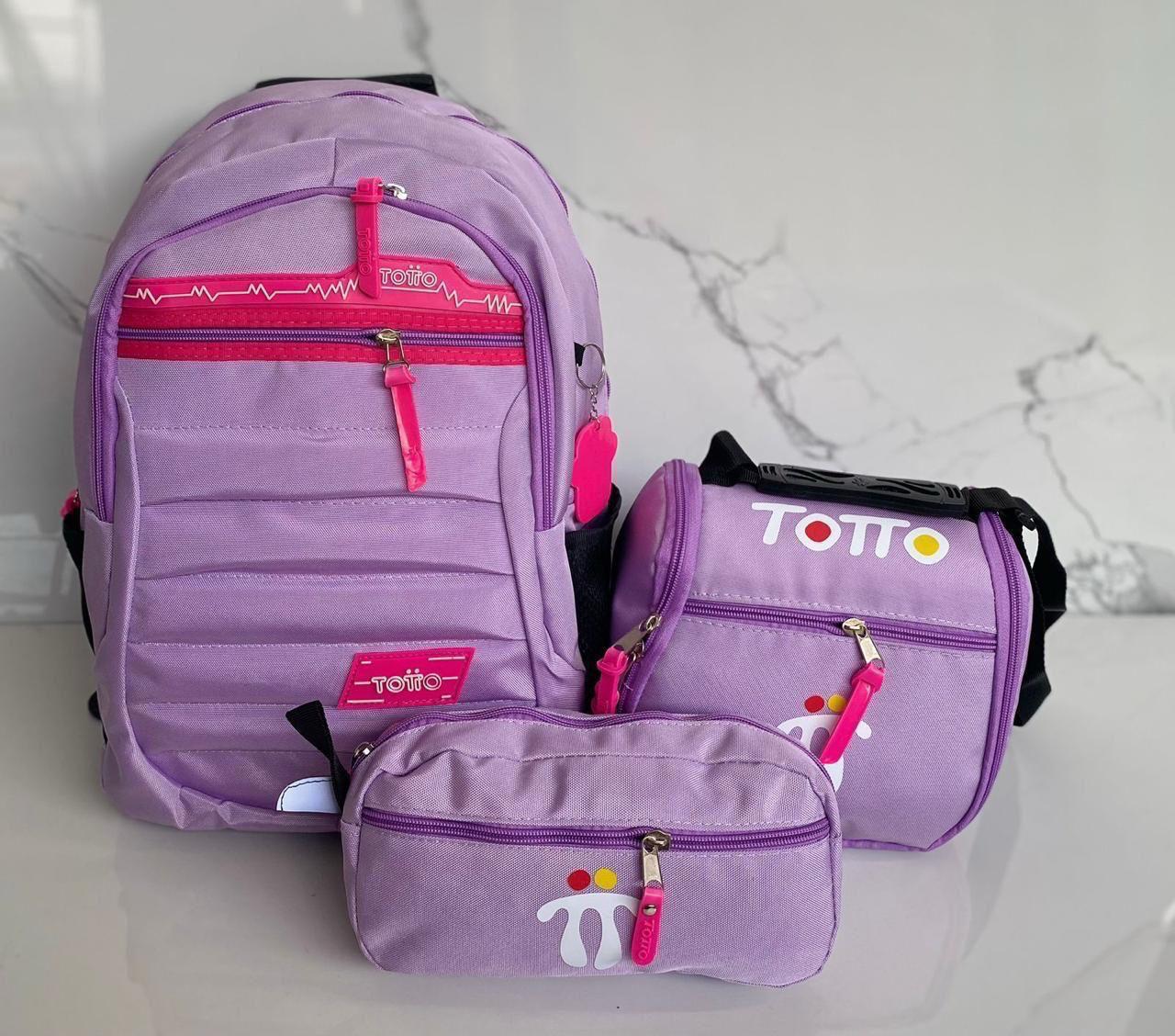🎒 COMBO BOLSO TOTTO TRÍO 3X1