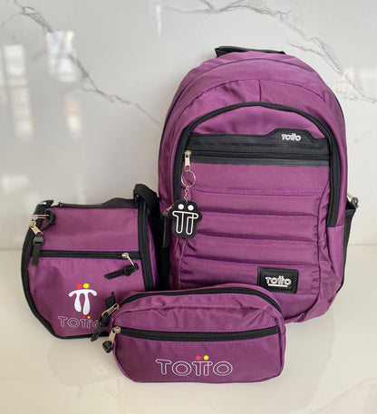 🎒 COMBO BOLSO TOTTO TRÍO 3X1