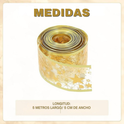 Cinta de Luz Navideña 5 metros Dorada